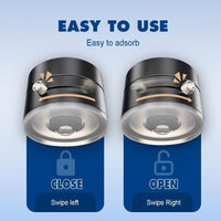 Vacuum-Lock Magnetic Phone Holder – 360° Strong Grip for Any Surface